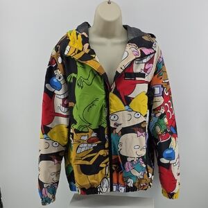 Members Only x Nickelodeon 90s Cartoon Jacket